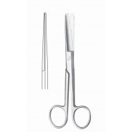 Operating Scissors, Standard,Biunt/blunt, Straight, 16.5 cm