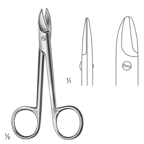 Wire Cutting Scissors, Ligature Scissors, Beebee, 10.5 cm/4 1/8
